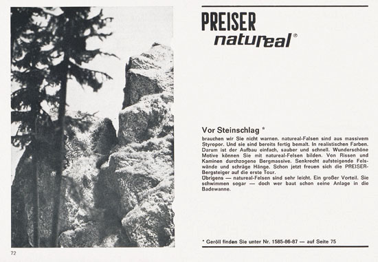 Preiser Katalog 1969-1970