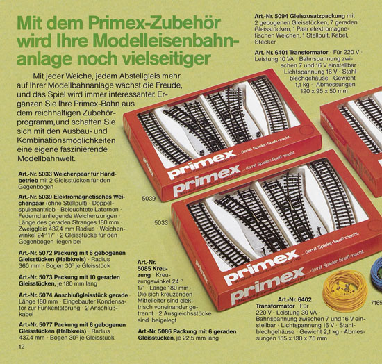 Primex Katalog 1981