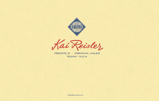 Reisler Katalog 1955