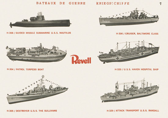 Revell Katalog 1956