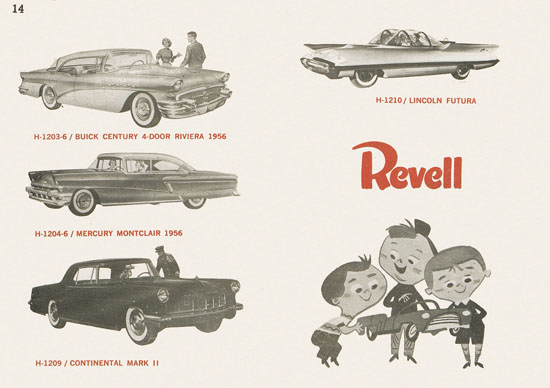 Revell Katalog 1956