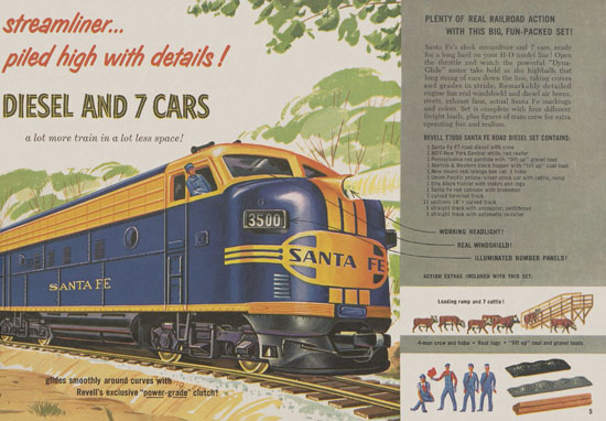 Revell H0 electric trains 1957-1958