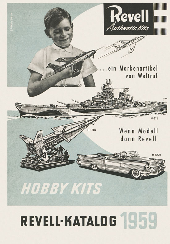 Revell Hobby Kits Katalog 1959