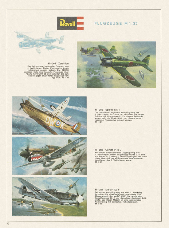 Revell Hobby Modelle Katalog 1968