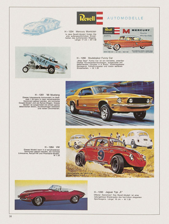 Revell Hobby Modelle Katalog 1969