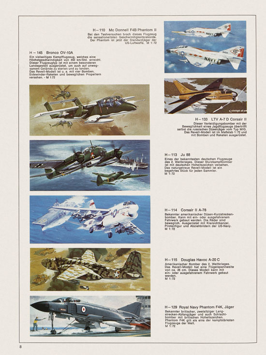 Revell Hobby Katalog 1970