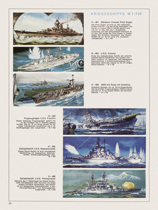 Revell Hobby Katalog 1970