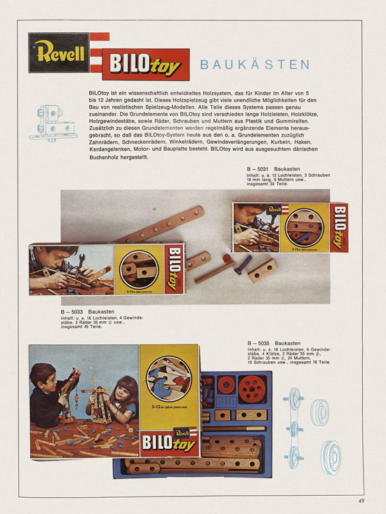 Revell Hobby Katalog 1970