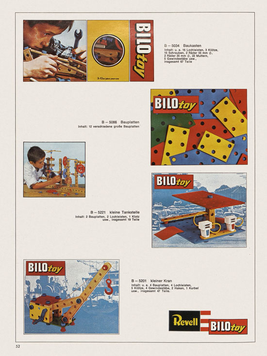 Revell Hobby Katalog 1970