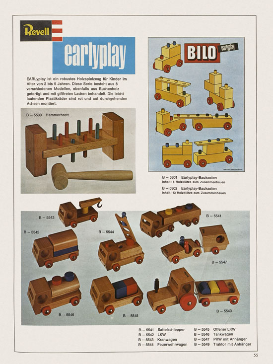 Revell Hobby Katalog 1970