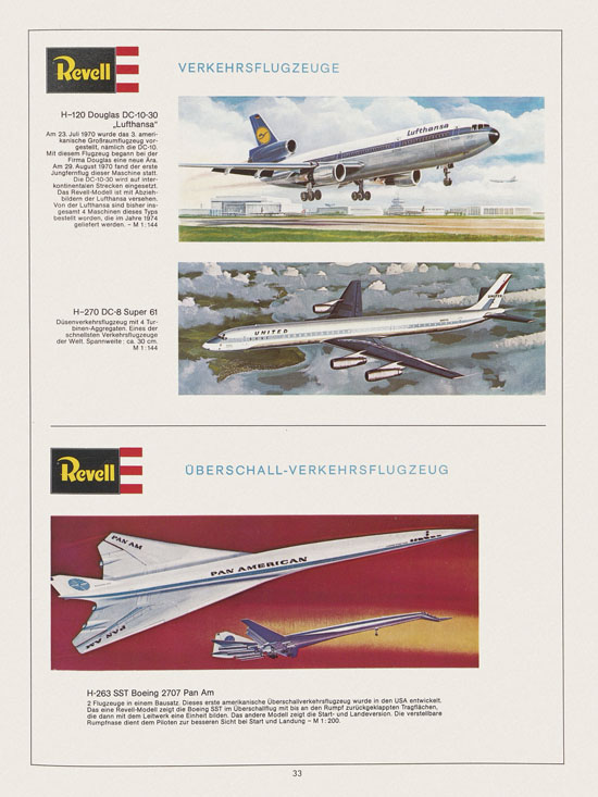 Revell Hobby Katalog 1972-1973