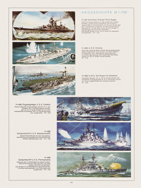 Revell Hobby Katalog 1972-1973