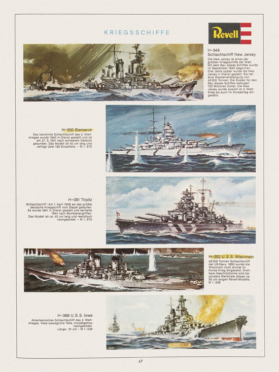 Revell Hobby Katalog 1972-1973