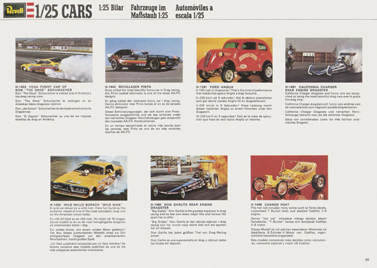 Revell Model Kit Catalogue 1975-1976