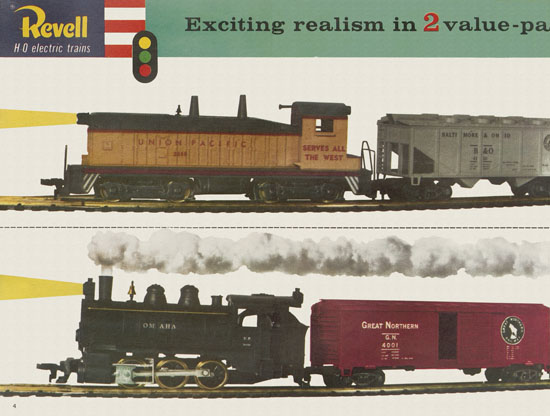 Revell H0 electric trains catalog 1958-1959