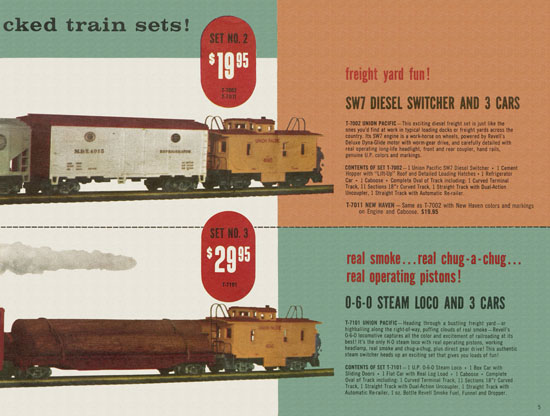 Revell H0 electric trains catalog 1958-1959