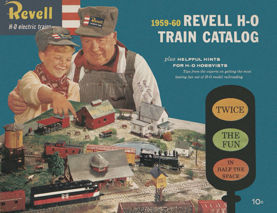 Revell H0 electric train catalog 1959-1960