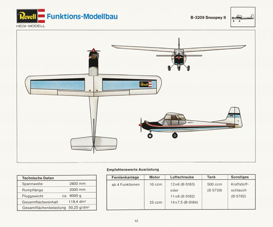 Revell Katalog Funktionsmodellbau 1978-1979