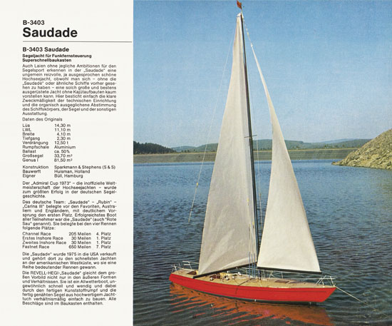 Revell Katalog Funktionsmodellbau 1978-1979