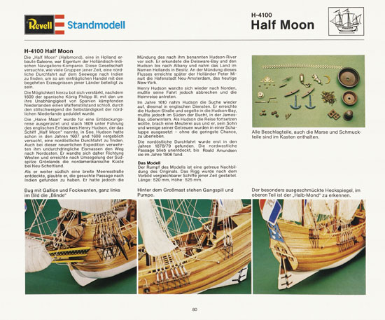 Revell Katalog Funktionsmodellbau 1978-1979