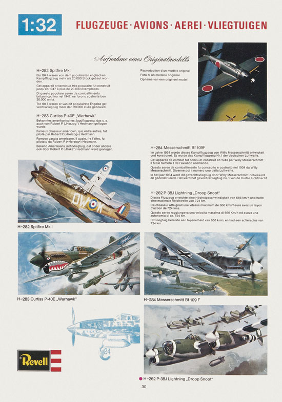 Revell Hobby Katalog 1975