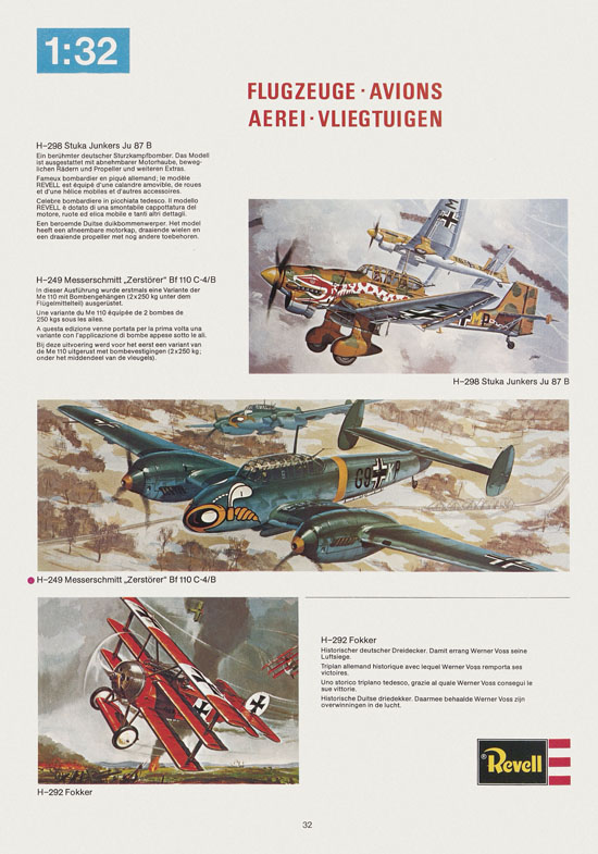 Revell Hobby Katalog 1975