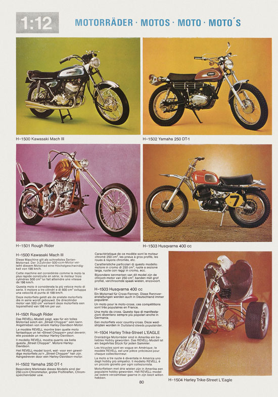 Revell Hobby Katalog 1975