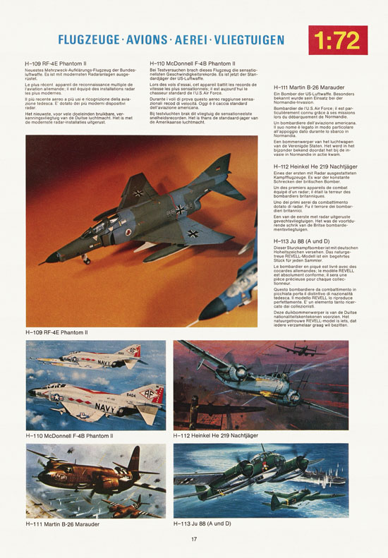 Revell Hobby Katalog 1974