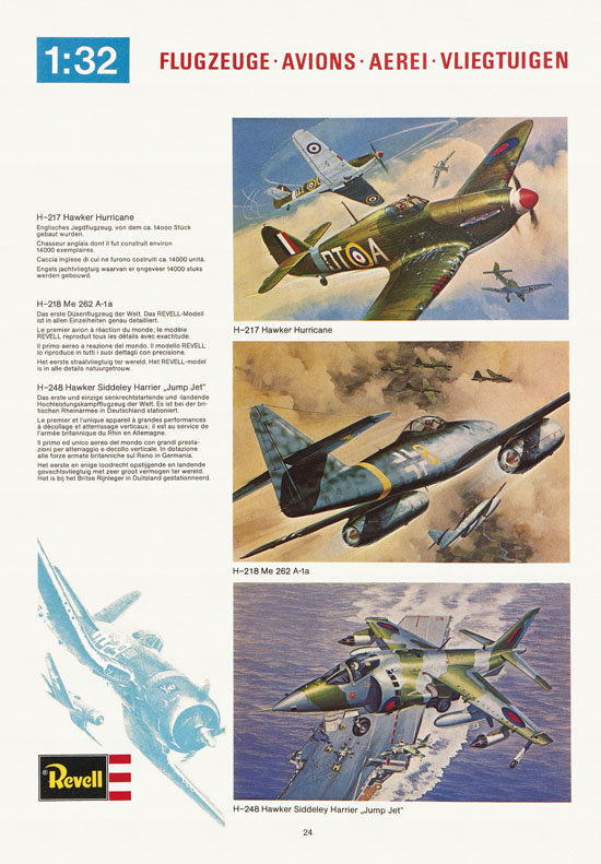 Revell Hobby Katalog 1974