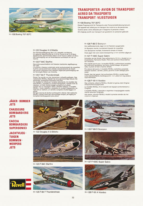 Revell Hobby Katalog 1974