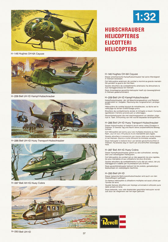 Revell Hobby Katalog 1974