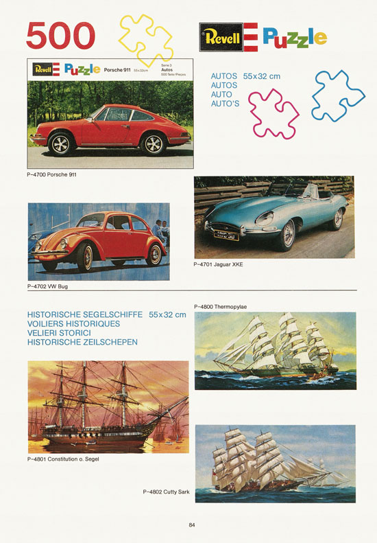 Revell Hobby Katalog 1974