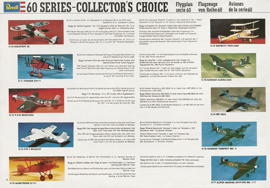 Revell Model Kit Catalogue 1976-1977