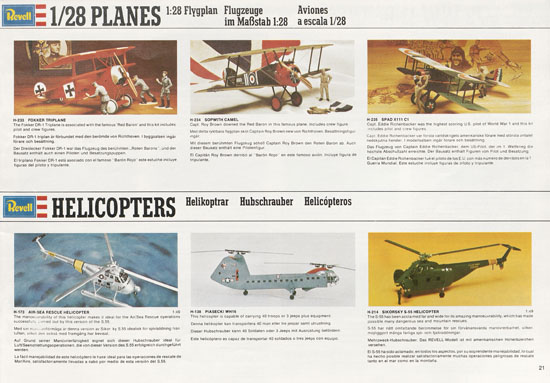 Revell Model Kit Catalogue 1976-1977