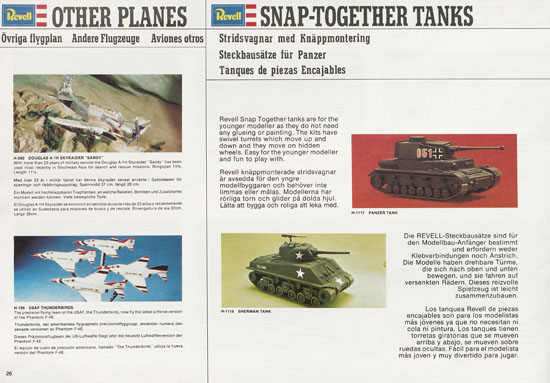 Revell Model Kit Catalogue 1976-1977