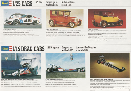 Revell Model Kit Catalogue 1976-1977