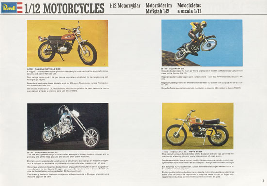 Revell Model Kit Catalogue 1976-1977
