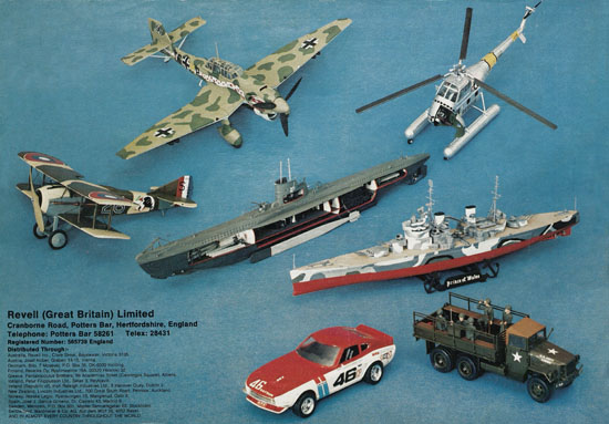 Revell Model Kit Catalogue 1976-1977