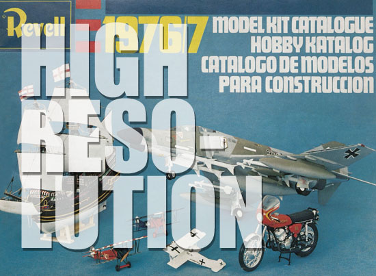 Revell Model Kit Catalogue 1976-1977