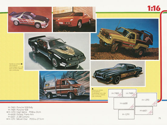 Revell Katalog 1979