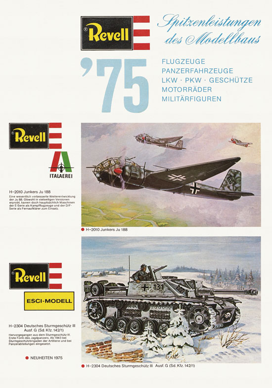 Revell Prospekt 1975