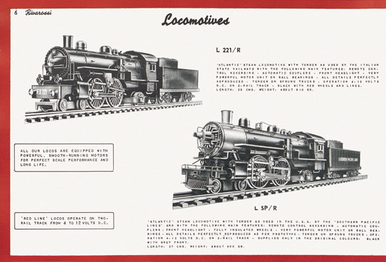 Rivarossi Katalog 1954