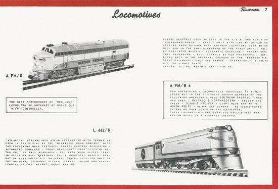 Rivarossi Katalog 1954