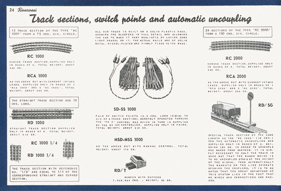 Rivarossi Katalog 1954