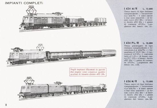 Rivarossi Katalog 1959