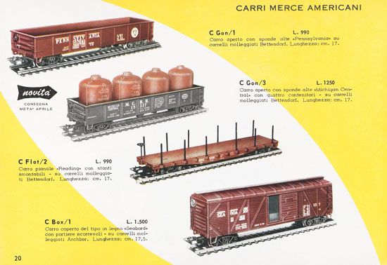 Rivarossi Katalog 1959