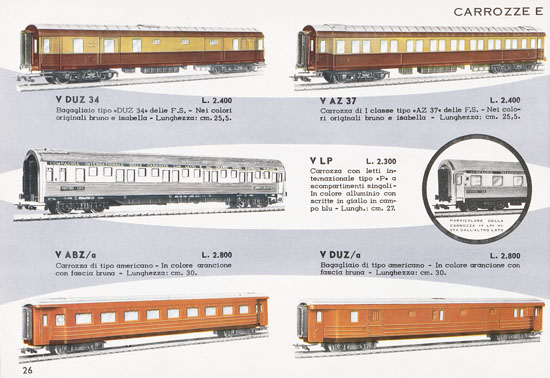 Rivarossi Katalog 1959