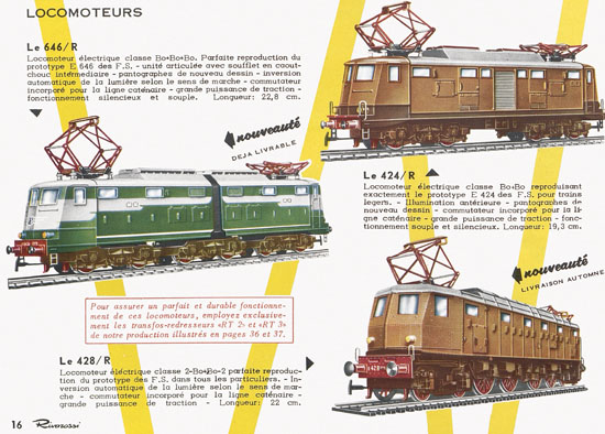 Rivarossi Katalog 1960