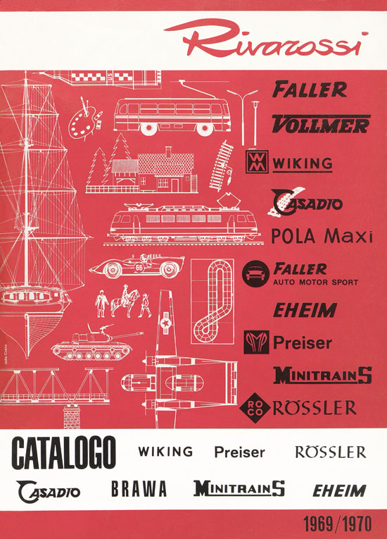 Rivarossi Catalogo accessori treno modello 1969-1970