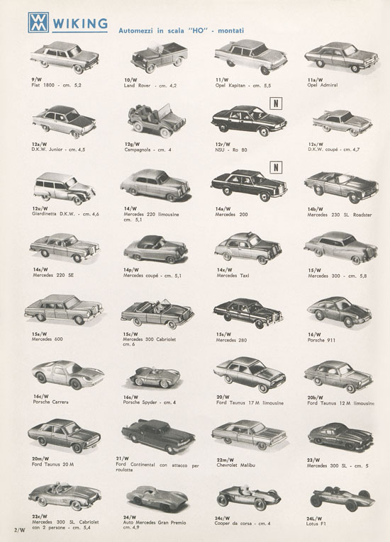 Rivarossi Catalogo accessori treno modello 1969-1970